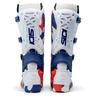 SIDI Crossair X Long Boots - White/Navy/Red