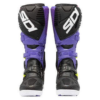 SIDI Flame Youth Boots - Light Blue/Lime/Black