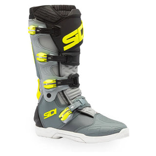 Sidi X Power SC Boots - Grey / Fluoro Yellow