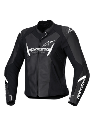 Alpinestars Women's Faster V3 Leather Jacket - Black / White