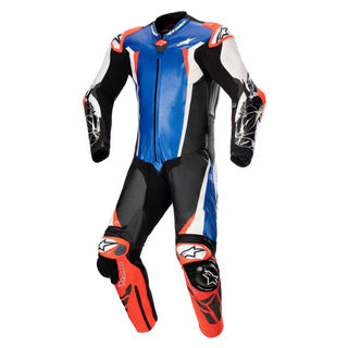 Alpinestars Racing Absolute V2 1 Pc Suit - Metallic Blue Black White Red Fluro