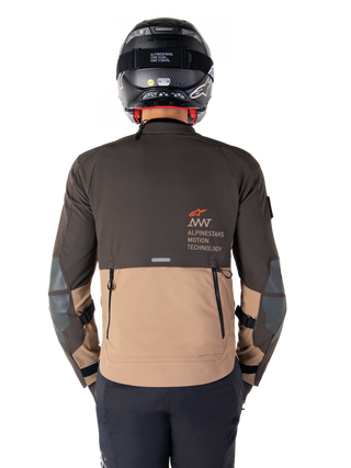 Alpinestars AMT-8 Stretch Drystar Xf Jacket - Dark Brown/Dark Khaki