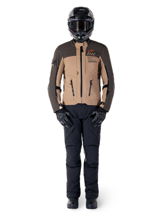 Alpinestars AMT-8 Stretch Drystar Xf Jacket - Dark Brown/Dark Khaki