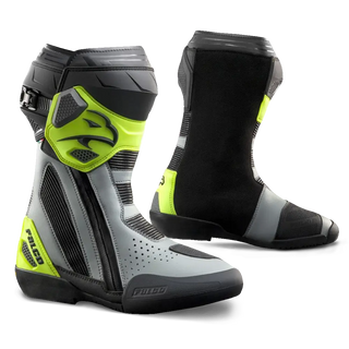 Falco Elite GP Boots - Black/Fluro