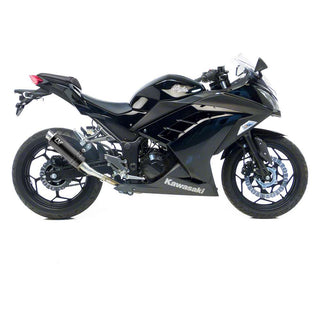 LeoVince GP Corsa Black Edition Slip-On Exhaust Kawasaki Ninja 250, 300, Z250 & Z300