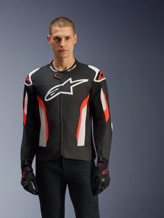 Alpinestars T-GP Air Riding Jacket - Black / Fluoro Red