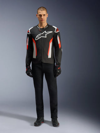 Alpinestars T-GP Air Riding Jacket - Black / Fluoro Red
