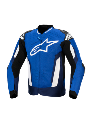 Alpinestars T-GP Air Riding Jacket - Bright Blue / Navy / White