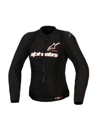 Alpinestars Women's SMX Air Riding Jacket - Black / White / Red Fluo
