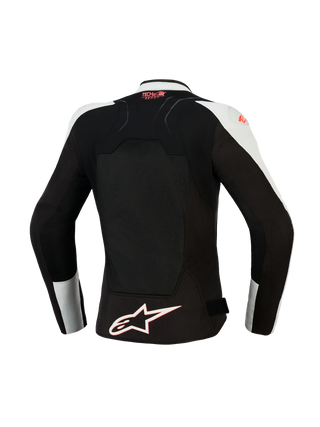 Alpinestars Women's SMX Air Riding Jacket - Ice Gray / Black / Fluo Coral