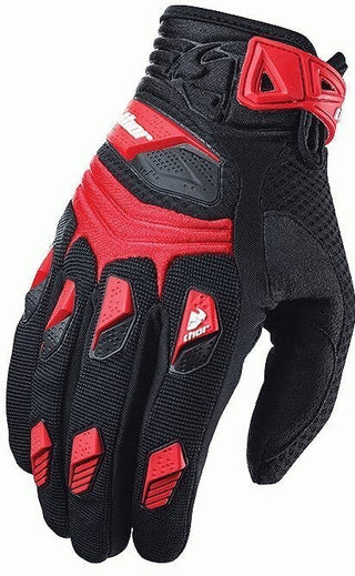 Thor S14 Deflector Gloves - Red