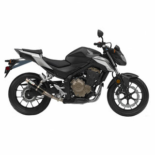 LeoVince GP Corsa Carbon Slip-On Exhaust Honda CB500F CBR500R & CB500X 2016-2018
