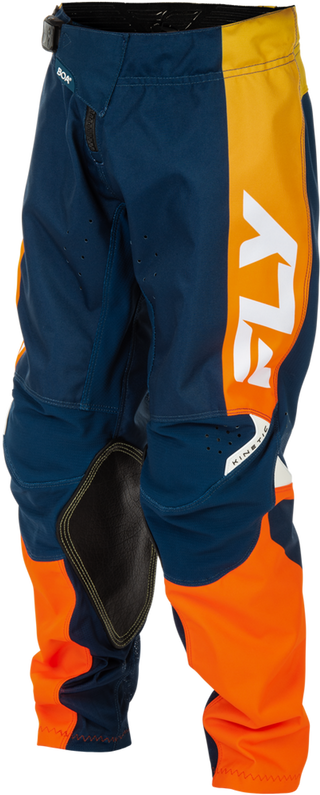 Fly Racing 2026 Kinetic MX Youth Pants - Navy/Orange