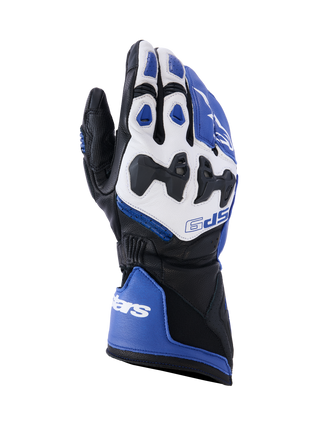 Alpinestars SP-9 Riding Gloves - Bright Blue / Navy / White
