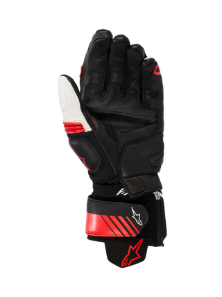 Alpinestars Gp Plus R V3 Leather Gloves - Black/White/Fluro-Red