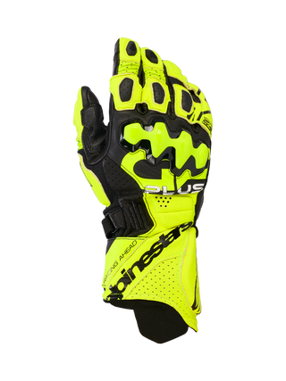 Alpinestars Gp Plus R V3 Leather Gloves - Fluro-Yellow/Black