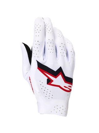 Alpinestars 2026 Supertech MX Gloves - White/ Black/ Fire-Red