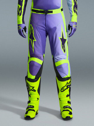 Alpinestars 2026 Racer Portl Pants - Purple/Yellow Fluro