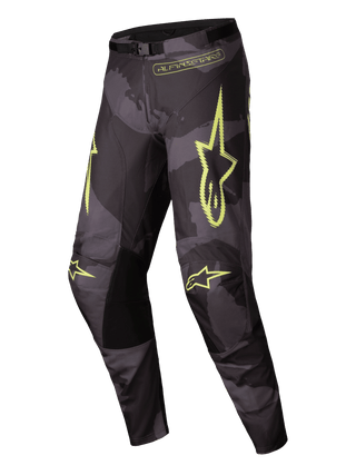 Alpinestars 2025 Racer Hollow Pants - Dark Camo Fluro Yellow