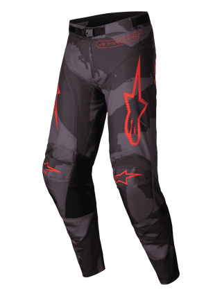 Alpinestars 2025 Racer Hollow Pants - Gray Camo Fluro Orange