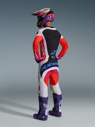 Alpinestars 2026 Techstar Knif Pants - Light Green/Orange Fluro/Black
