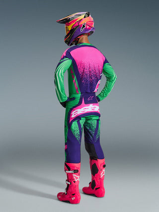 Alpinestars 2026 Techstar Nomur Pants - Deep-Purple/Green/Fluro Pink