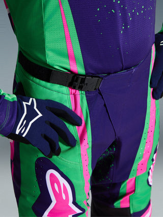 Alpinestars 2026 Techstar Nomur Pants - Deep-Purple/Green/Fluro Pink