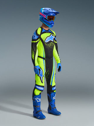 Alpinestars 2026 Techstar Nomur Pants - Dark-Navy/Fluro Yellow/ Ucla Blue