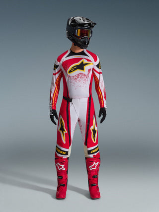 Alpinestars 2026 Techstar Nomur Jersey - Light Gray/Red/Black