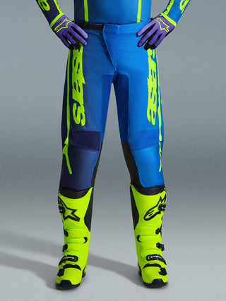 Alpinestars 2026 Fluid Apex Pants - Blue/Yellow Fluro