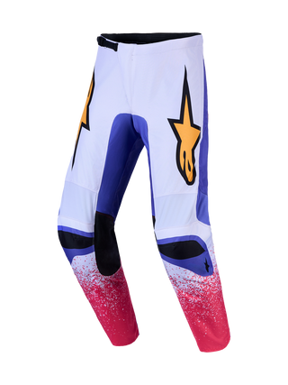 Alpinestars 2027 Youth Fluid Drag Pants - Light Lilac / Blue Iris / Gold