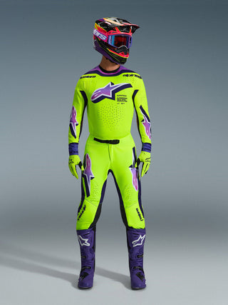 Alpinestars 2026 Supertech Vista Pants - Yellow/Purple/Black