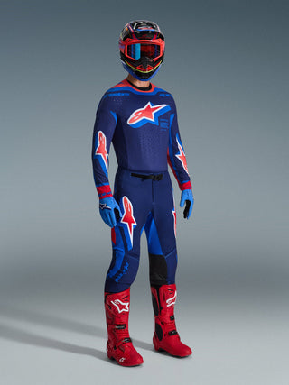 Alpinestars 2026 Supertech Vista Pants -Dark Navy/Hot Coral/Cobalt