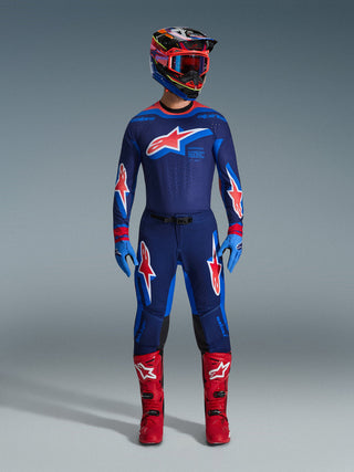 Alpinestars 2026 Supertech Vista Pants -Dark Navy/Hot Coral/Cobalt