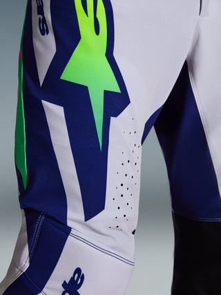 Alpinestars 2026 Supertech Vista Pants -Light Gray/Yellow Fluro/Blue