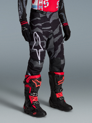 Alpinestars Techstar Beast Coast Limited Edition Pants - Pirate Black / Hot Orange