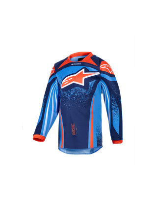 Alpinestars 2026 Kids Racer Nomur Jersey - Dark-Navy/Orange/Ucla Blue