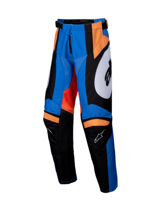 Alpinestars 2025 Youth Racer Melt Pants - Orange/Blue