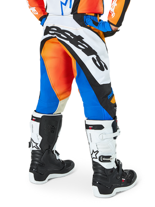 Alpinestars 2025 Youth Racer Melt Pants - Orange/Blue