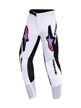Alpinestars 2026 Youth Supertech Vista Pants - White/Purple/Black
