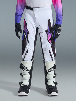 Alpinestars 2026 Youth Supertech Vista Pants - White/Purple/Black