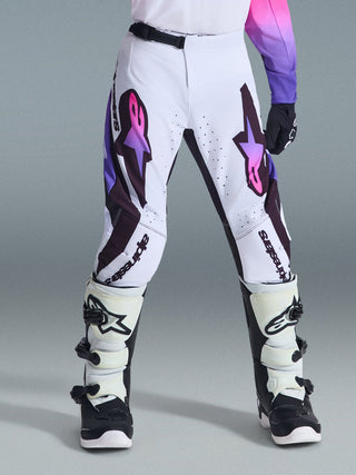 Alpinestars 2026 Youth Supertech Vista Pants - White/Purple/Black