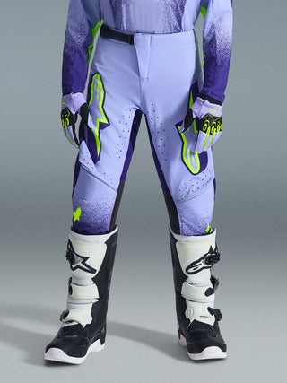 Alpinestars 2026 Youth Supertech Scenz Pants -Purple/Yellow Fluro