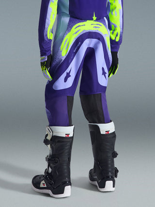 Alpinestars 2026 Youth Supertech Scenz Pants -Purple/Yellow Fluro