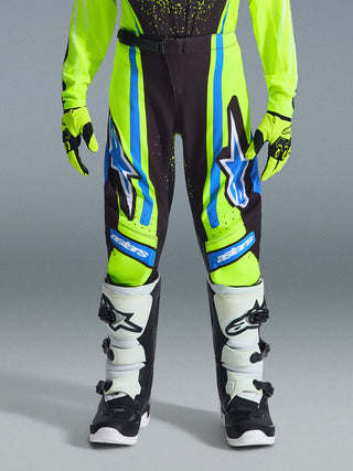 Alpinestars 2026 Youth Supertech Nomur Pants - Dark-Navy/Fluro-Yellow/Ucla Blue