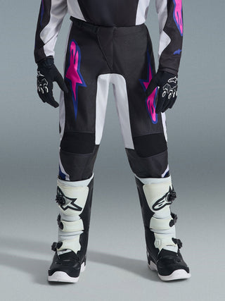 Alpinestars 2026 Youth Fluid Grid Pants - Black/Light Gray/Purple