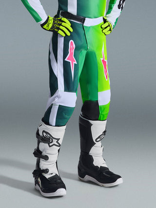 Alpinestars 2026 Youth Fluid Portl Pants - Green/White/Black