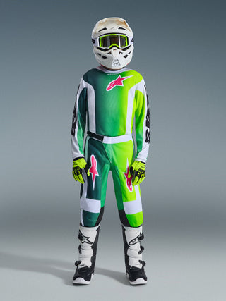 Alpinestars 2026 Youth Fluid Portl Pants - Green/White/Black