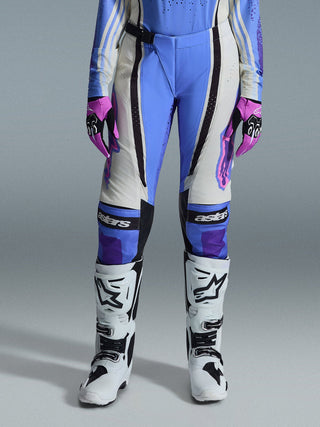Alpinestars 2026 Womens Techstar Nomur Pants - Light-Blue Off-White Black