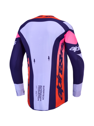 Alpinestars 2027 Supertech Dyna Jersey - Light Violet / Deep Purple / Pink Fluo